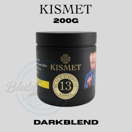 Kismet Shisha Tabak 200g - Black Forrest