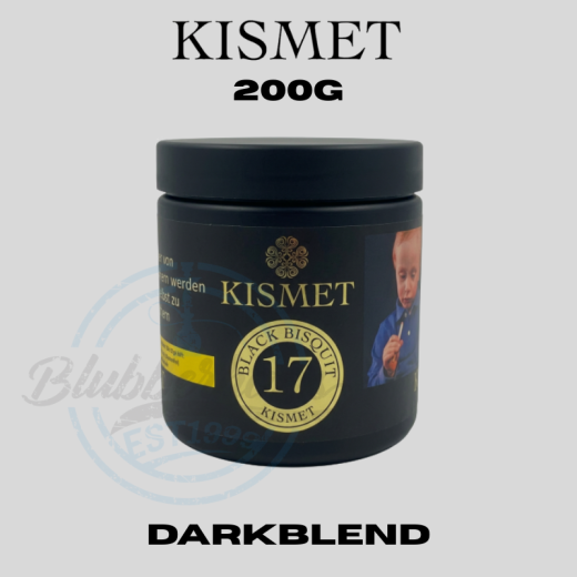 Kismet Shisha Tabak 200g - Black Bisquit