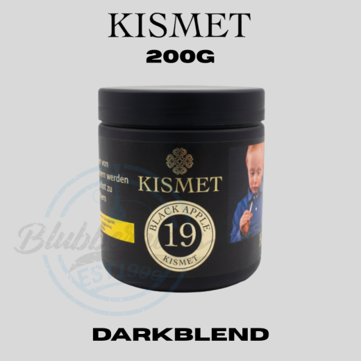 Kismet Shisha Tabak 200g - Black Apple