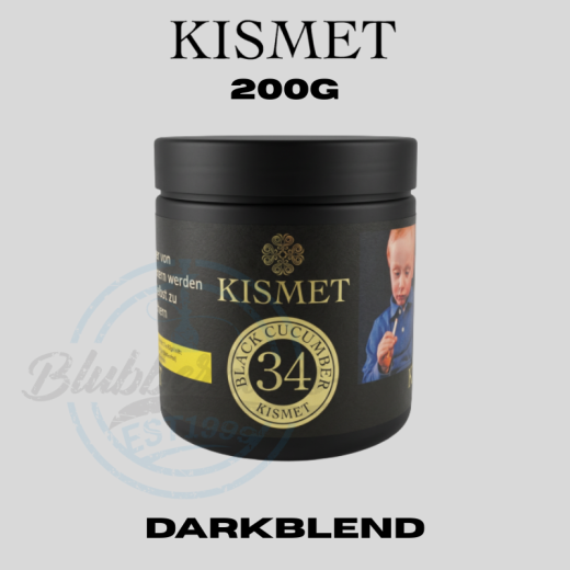 Kismet Shisha Tabak 200g - Black Cucumber