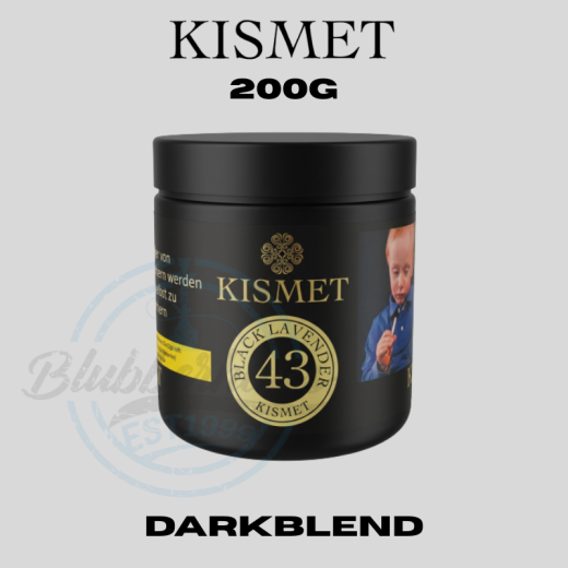 Kismet Shisha Tabak 200g - Black Lavender