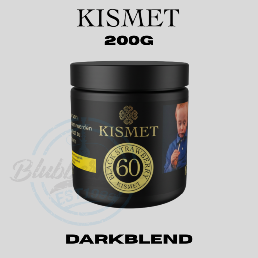 Kismet Shisha Tabak 200g - Black Strawberry