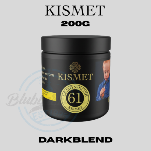 Kismet Shisha Tabak 200g - Lemon-Rose