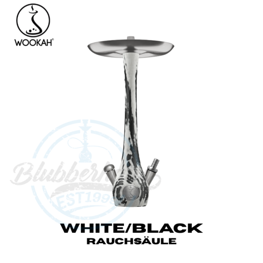 Wookah Shisha Rauchsäule - White/Black
