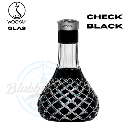Wookah Shisha Gläser - Check Black