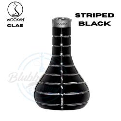Wookah Shisha Gläser - Striped Black