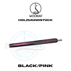 Wookah Shisha Holzmundstück - Black/Pink