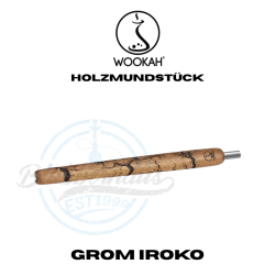 Wookah Shisha Holzmundstück - Grom Iroko