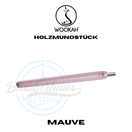 Wookah Shisha Holzmundstück - Mauve