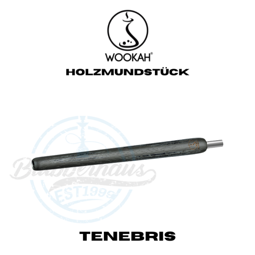 Wookah Shisha Holzmundstück - Tenebris