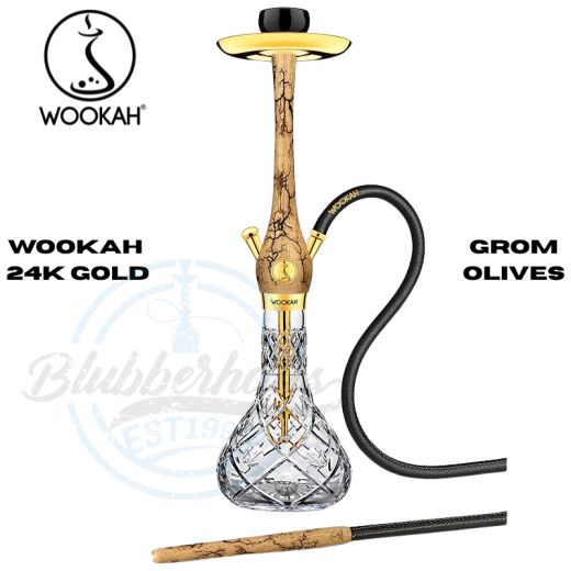 Wookah Shisha 24K Gold - Grom Olives