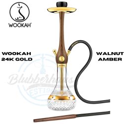 Wookah Shisha 24K Gold - Walnut Amber