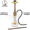 Wookah Shisha 24K Gold - Walnut Amber