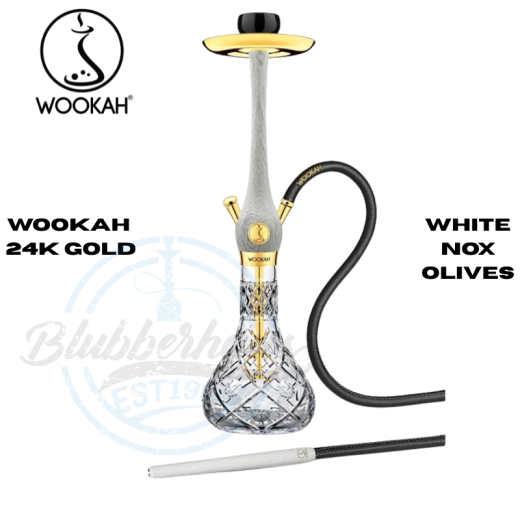 Wookah Shisha 24K Gold - White Nox Olives