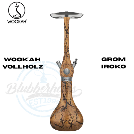 Wookah Shisha Vollholz - Grom Iroko