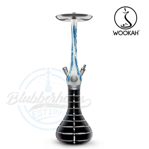 Wookah Shisha Arctic Blue - Striped Black