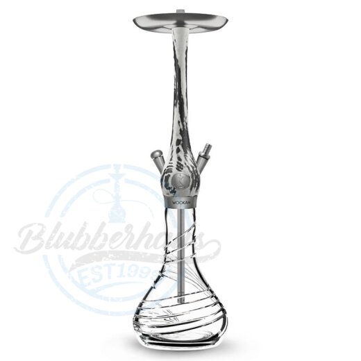 Wookah Shisha White/Black - Tornado
