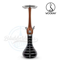 Wookah Shisha Merbau - Striped Black