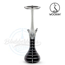 Wookah Shisha White Nox - Striped Black