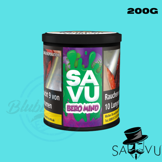 Savu Shisha Tabak 200g - Bero Mind
