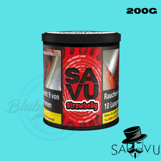 Savu Shisha Tabak 200g - Strawbelly