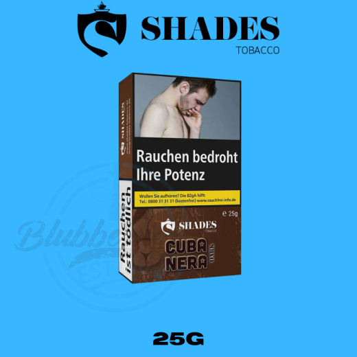 Shades Shisha Tabak 25g - Cubanera (Darkblend)