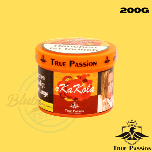 True Passion Shisha Tabak 200g - Okakola