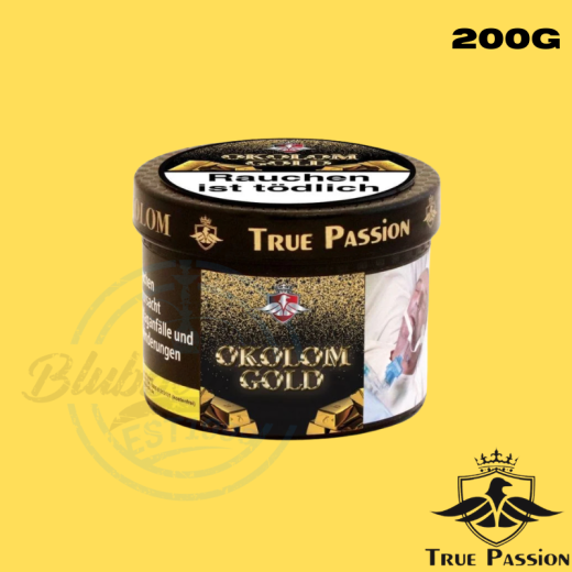 True Passion Shisha Tabak 200g - Okolom Gold