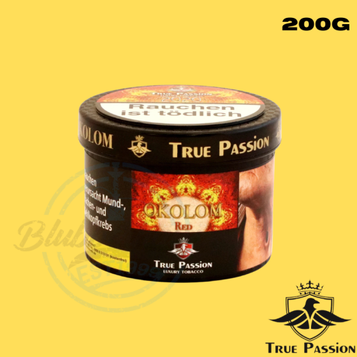 True Passion Shisha Tabak 200g - Okolom Red