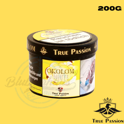 True Passion Shisha Tabak 200g - Okolom White
