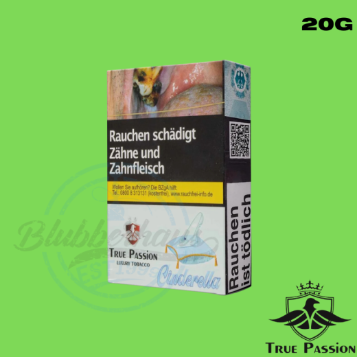 True Passion Shisha Tabak 20g - Cinderella