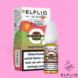 ELFBAR ELFLIQ LIQUID 10mg - Kiwi Passionfruit Guava