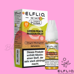 ELFBAR ELFLIQ LIQUID 10mg - Lemon Peach Passion