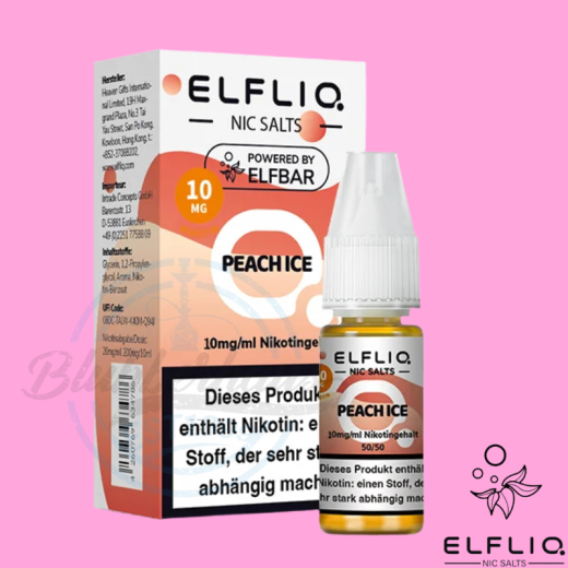 ELFBAR ELFLIQ LIQUID 10mg - Peach Ice