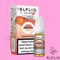 ELFBAR ELFLIQ LIQUID 10mg - Peach Ice