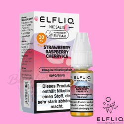 ELFBAR ELFLIQ LIQUID 10mg - Strawberry Raspberry Cherry Ice