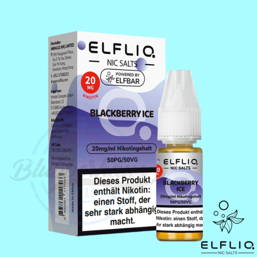 ELFBAR ELFLIQ LIQUID 20mg - Blackberry Ice