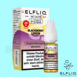 ELFBAR ELFLIQ LIQUID 20mg - Blackberry Lemon