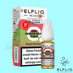 ELFBAR ELFLIQ LIQUID 20mg - Kiwi Passionfruit Guava