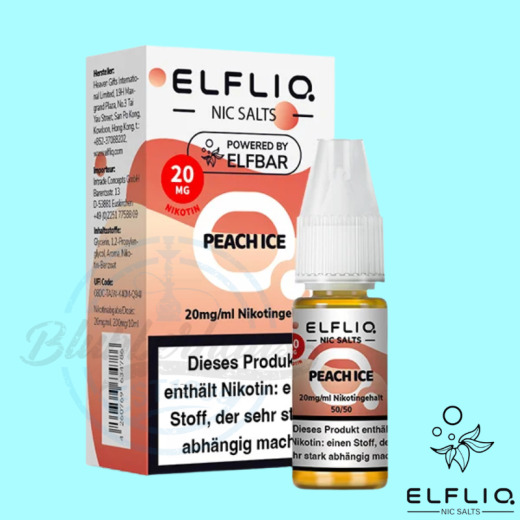ELFBAR ELFLIQ LIQUID 20mg - Peach Ice