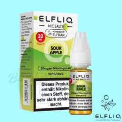 ELFBAR ELFLIQ LIQUID 20mg - Sour Apple