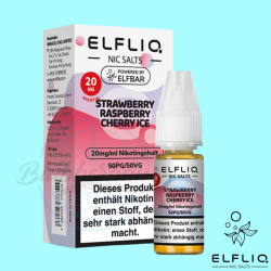 ELFBAR ELFLIQ LIQUID 20mg - Strawberry Raspberry Cherry Ice