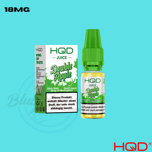 HQD Juice Liquid 18mg - Double Apple