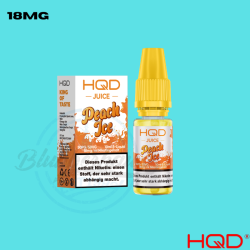 HQD Juice Liquid 18mg - Peach Ice