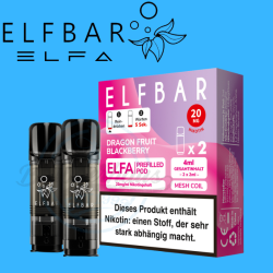 ELFBAR ELFA PODS 20mg - Dragonfruit Blackberry