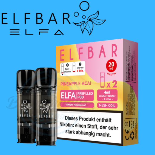ELFBAR ELFA PODS 20mg - Pineapple Acai