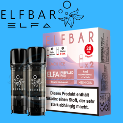 ELFBAR ELFA PODS 20mg - Peach Ice