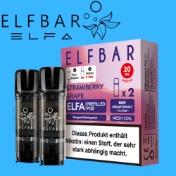 ELFBAR ELFA PODS 20mg - Strawberry Grape