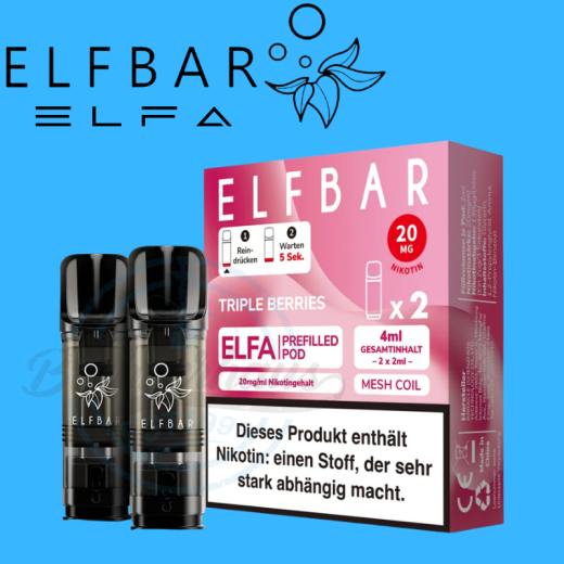 ELFBAR ELFA PODS 20mg - Triple Berries