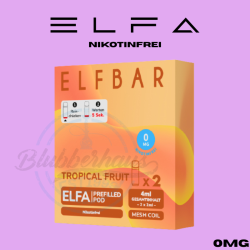 ELFBAR ELFA PODS Nikotinfrei 0mg - Tropical Fruit